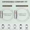Marge Plus for Apple Watch Band Series Ultra 8 7 6 5 4 3 2 1 SE 38mm 40mm 41mm 42mm 44mm 45mm 49mm Women and Men, Stainless Steel Mesh Loop Magnetic Clasp Replacement for iWatch Bands