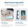 Camera Smart Glasses Bluetooth Call Voice Assistant Listen Music Glasses Smart Sports Polarized Sunglasses Anti-Blue Eyeglasses