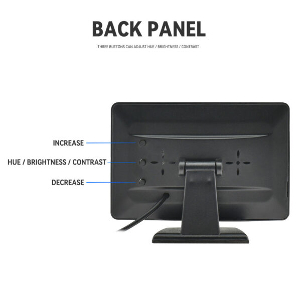 BINWEI 4.3 Inch Car Monitor Easy To Install High-definition Reversing Image Universal hine Screen Display for Camera