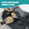 74bcd8fffca9c806 HOMBYS Beach Pillow Inflatable Camping Pillow Pool Pillow-Won’t Blow Away on Windy Beaches, Soft & Durable, Foldable and Portable, with Straps and Sandbag.(Blue, 17"x12.6"x4.7")