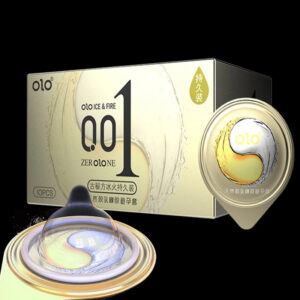 74d20b48aae4f128 Delay Ejaculation Condom For Men Ice Fire Sensitive 0.001 Ultra Thin Latex Rubber Condoms Mens Penis Sleeve adults Sexulaes Toys