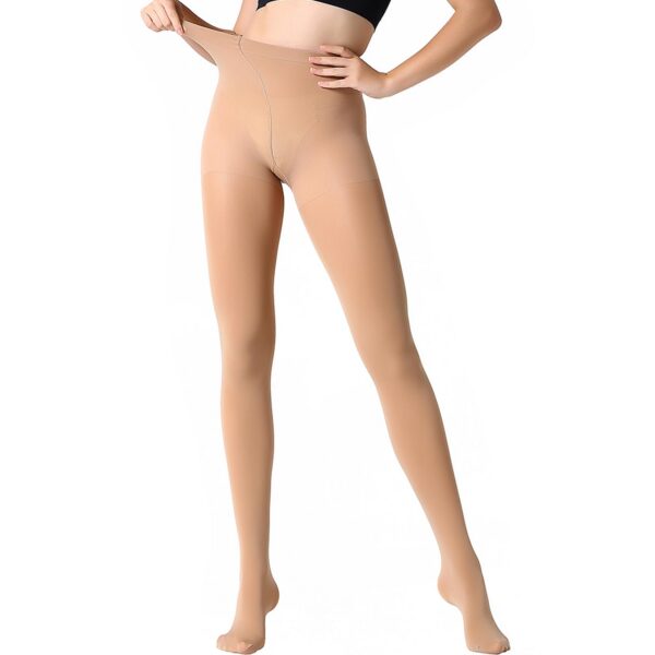 74d55761d1bbb537 MANZI Women's 2-6 Pairs Opaque Control Top Tights Comfort Stretch 70 Denier Pantyhose