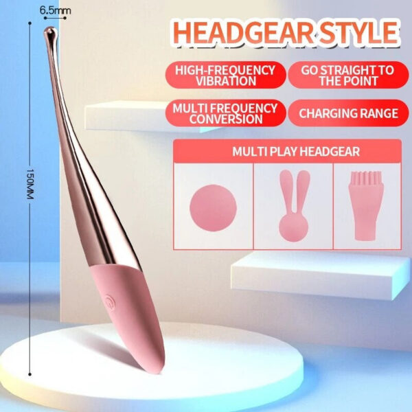 G-point Used for Magnetic Honey Bean Stimulation Vibrator Multi Frequency Ultrasonic Vibration Charging Female V