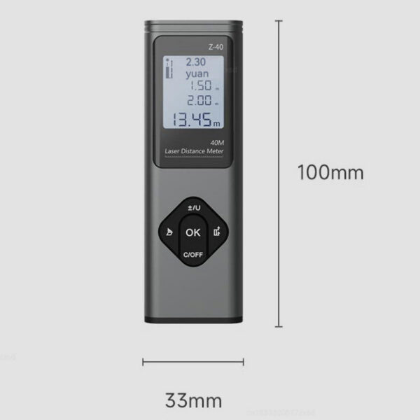 Xiaomi RONGUAN 40m Digital Rangefinder Tape Tool Casting Instrument Angle Measure Meter Laser Range Finder