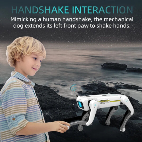 74e750d6c21fdefd Teeggi Electric RC Intelligent Robot Dog Multifunction RC Mechanical Dog with turret Educational Toy Bionic Smart Robot Toy Gift