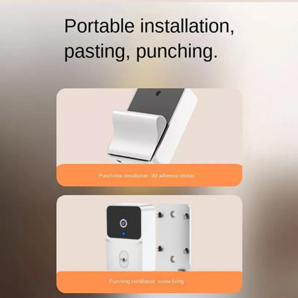 751e24f69219e0db Tuya Wireless Video Doorbell Camera WIFI Night Vision Smart Home Security Outdoor HD Door Bell Two Way Intercom Voice Change