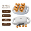7544e25cd2ab95b1 16-Head Fascia Gun High-Frequency Vibration Body Massage Gun Back and Waist Massager Neck Shoulder Massager Muscle masajeador