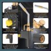 7552e67ffa96da13 Professional Propane Mapp Blow Torch,Welding Soldering Brazing Gas Plumbing Tool,Barbecue, Cooking, DIY Dissolution Gas Burner.