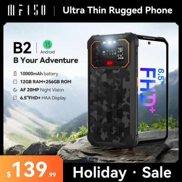 [World Premiere] IIIF150 B2 6.5"FHD+ Display Rugged MobilePhone Night Vision 10000mAh 48MP Camera Android 13 12GB(6GB+6GB) 256GB