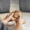 Wooden Globe Lamp Puzzle Games Birthday Gift Kids Adults for Home Decor Building Blocks 3D