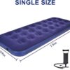 DIMAR GARDEN Queen Size Camping Air Mattress Inflatable Bed with Pillow,Include Hand Pump
