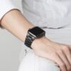 758d64339e39f4f8 iiteeology Compatible with Apple Watch Band 49mm 45mm 44mm, Upgraded Solid Business Stainless Steel Band for Apple iWatch Series 9/8/7/Ultra,Space Gray