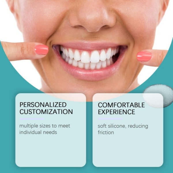 Snap-on Dentures Comfortable Adjustable False Teeth Silicone Upper Lower Veneers Resin Tooth Suitable for Mouth Shape