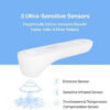 iHealth Digital Thermometer for Adults and Children Infrared Forehead Thermometer Fever Indicator Non-Contact Fast and Accurate