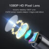 Industrial Endoscope 4.3inch IPS Screen IP67 Waterproof HD1080P 8mm Lens Pipe Sewer Inspection Camera Borescope For Car