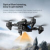 7595a61ee4f96b80 New KY605S RC Drone 8K Professinal With Three Camera Wide Angle Optical Flow Localization Four-way Obstacle Avoidance Quadcopter