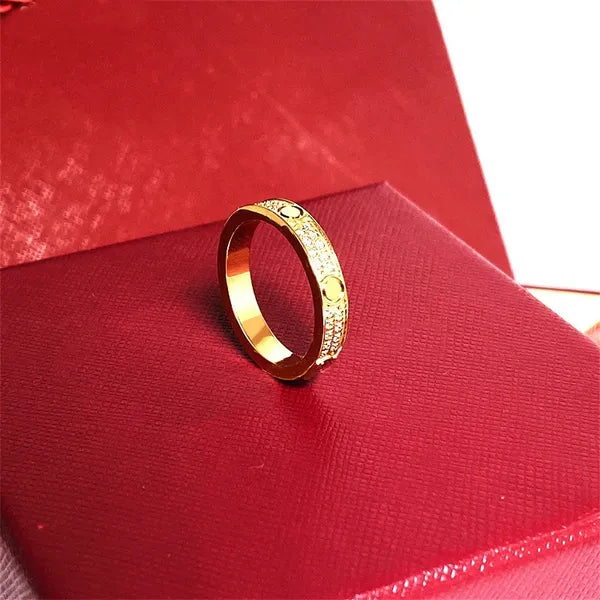 759884d0459c96fb Starry ring love rings nail Ring designer womens Titanium steel rose gold sier plated with full diamond for Man Rings wedding Engagement gift 4 5 6mm Multi size