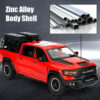 1:32 Dodge RAM Mammoth Pickup Truck Off Road Alloy Model Sound & Light Pull Back Collection Gift For Boys Children Kid