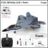 75abfb5590db469e 2024 New F22S 2.4G 4CH 3D6G RC Airplane Raptor F22 Warplane WLtoys A180 Upgrade Version LED Light With Gyroscope Out Door Toys