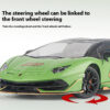 1:18 Scale SVJ63 Alloy Car Toy Model with Sound & Light Effects - Realistic Detail for Kids' Playtime & Collectors' Delight