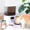 75ba83757c98d8dd 5L Double Bowls Automatic With Camera Cat Dry Food Video Dispenser Pet Smart Voice Recorder Auto Feeder For Dog