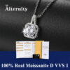75c2f7b3ca134678 0.5ct-1.0ct VVS1 D Color Moissanite Necklace 925 Soild Sterling Sliver Chain with Certificate Fine Jewelry for Woman Jewelry