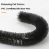 1pc Cat Arch Self Groome Pamper Feline A Massage Grooming Rubbing With Scratching Pad Toy For Cats Interactive Toys