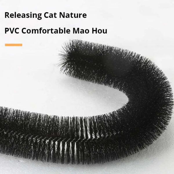 1pc Cat Arch Self Groome Pamper Feline A Massage Grooming Rubbing With Scratching Pad Toy For Cats Interactive Toys