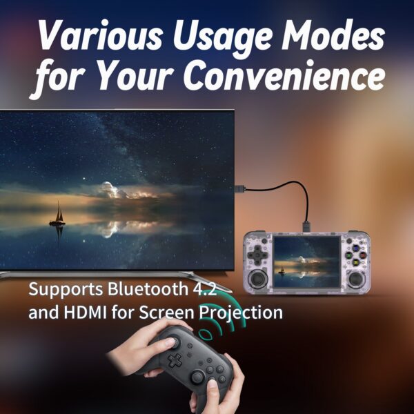 RG35XX H Game Console Linux Classic Gaming Retro Player Joystick Portable 3.5IPS Screen 3300mAh Battery PSP Gift