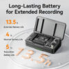 75d191190aaa2192 Ulanzi A100 Wireless Lavalier Microphone Professional 20M Audio Video Voice Recording Mic for iPhone 16 15 Android Phone Camera
