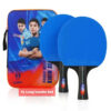 75e0cdfe4f026f33 LOKI K5000 Table Tennis Racket Set 1pc/2pcs Home Entertainment Ping Pong Rackets with Blue Color Ping Pong Rubber