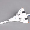 1:400 Scale Airplanes France 1976-2003 White Mini Diecast Metal Aircraft Model Gift Air plane Toys