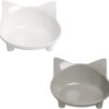 75e147f15b5acfcb Cat Food Bowl, Anti-Skid Base, Non-Toxic Material, Dishwasher Safe, 14.5cm Diameter