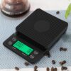 1pc Black 0.1g Coffee Dropping With Timer Digital Kitchen High Precision LCD Scale
