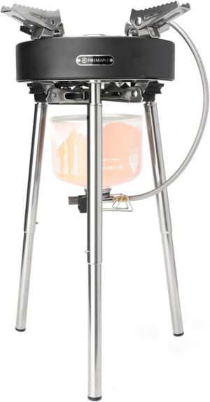 75e3116d836c7e8d Fire Maple Saturn X 4400W-11000W High-Power Camping Gas Stove Double-preheater Foldable Split Gas Burner with Adjustable Legs Portable Cooking Gas Stove with Carry Case