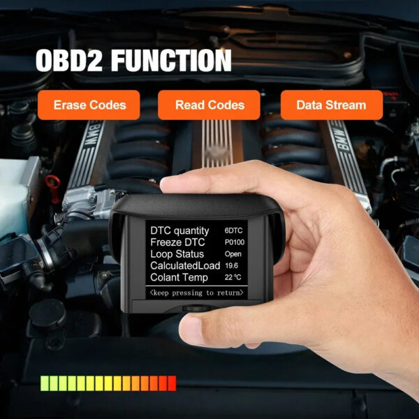 75e3c5cebecdb40a ANCEL A202 On-board Computer Car Digital Computer Display Speed Fuel Consumption Temperature Gauge OBD2 Automobile Scanner