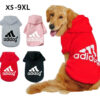 75f0be61ed1474e5 Pet Hoodies Adidog Clothes For Small Dogs Puppy Jacket Sweatshirt Coat Labrador Costume Autumn Winter Keep Warm Pets Clothing