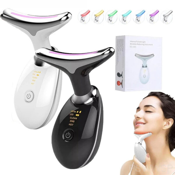 75fb46b6cab461fb Dropshipping Facial Massager Neck Facial Beauty Device Lifting Tighten Skin Care Tool