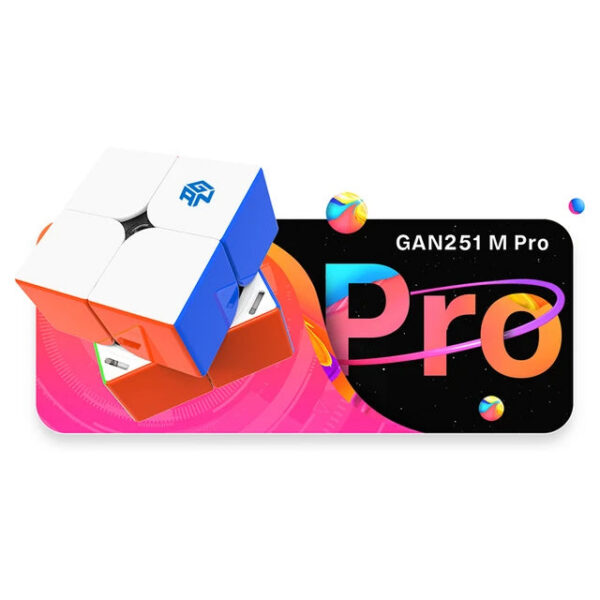 [Picube] GAN251 M Pro Air Leap 2x2 Magnetic Speed Cube Professional GANCUBE 251M 2x2x2 Mangetic Cubo Puzzles GAN251 Magic Cubo