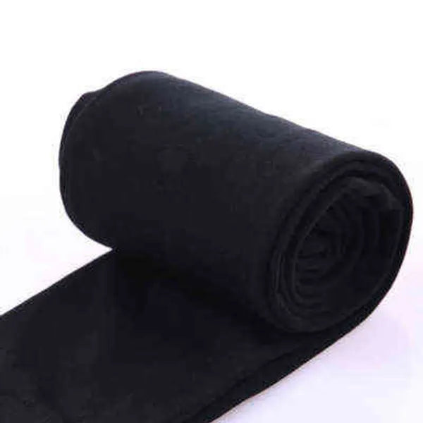 76198d0a3313ad13 Winter Keep Warm Thicken Wool Pantyhose for High Quality Elasticity Veet Stockings Solid Nine Points Tights Women Y1130