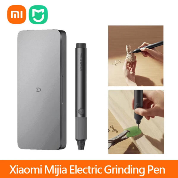 7619a107cc98682c Xiaomi Mijia Electric Grinding Pen 22000r/min Brushless Motor Fast Carving Polishing Burnishing Drilling Mini Grinder Home Tool