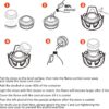 7633fe1b5c81432d JIAHEY Mini Spirit Burner Windshield Alcohol Camping Stove Alloy Brass Lightweight Adjustable Temperature Alcohol Stove for Backpacking Hiking Outdoor, BBQ Cooking Picnic