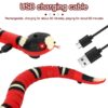 7639e4fbba4ad79c Smart Sensing Toys Interactive Automatic Eletronic Snake Cat Teaser Indoor Play Toy USB Rechargeable for Cats Kitten