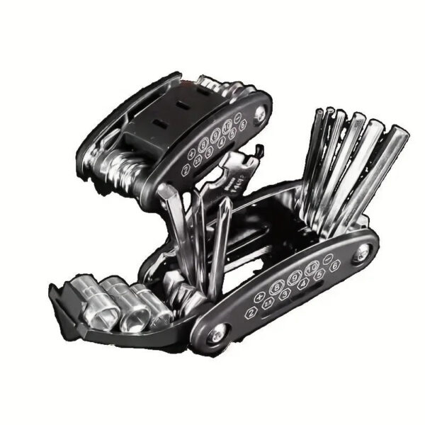16-in-1 Socket Wrench Set, Non-Slip Rotating Head. Durable Stainless Steel for Home & Car Repairs. Easy & Universal Tool.