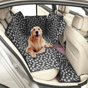 Waterproof Printed Pet Dog Scratchproof Car Back Seat Cover Protector Pad with Printing