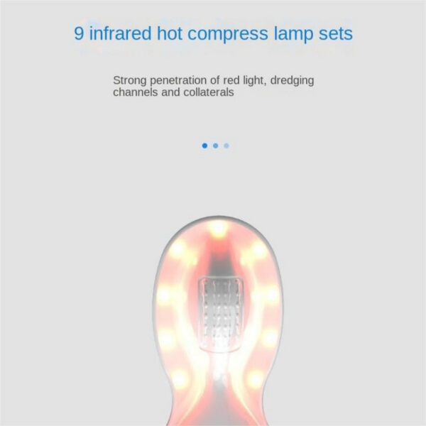 Red Light Hot Compress Vibratory Hemorr Massagers,Internal External Mixed Sore Anal Swelg Pain Mucous Membrane Congestion