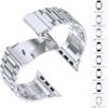 766084b7091d7253 EPULY Compatible with Apple Watch Band 42mm 44mm 45mm 38mm 40mm 41mm, Business Stainless Steel Metal Wristband for iWatch SE & Series 7 6 5 4 3 2 1 for Men Women (Silver, 41mm 40mm 38mm)