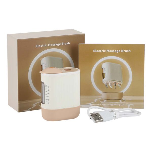 Electric Vibration Massage Comb Red Light Micro-current Essence Oil Applicator Promote Hair Growth Portable Head Massager