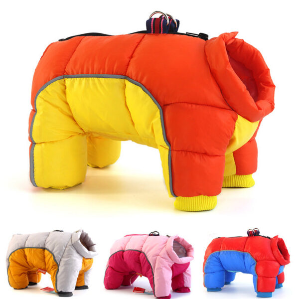 Winter Pet Clothes Small Dogs Warm Reflective Puppy Clothing French Bulldog Costume Medium Coat For Chihuahua Dog Jacket