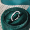 767f22c903c5349a Sterling Sier for Women Exquisite Full Diamond Zircon Ring High Quality Party Jewelry Anniversary Gift